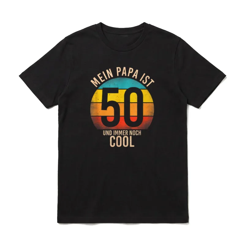 T-Shirt 50 Geburtstag Frau – Klassisches T-Shirt in Schwarz