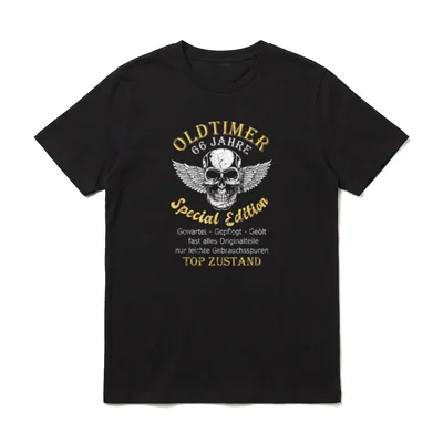 66. Geburtstag Mann 66 Jahre T-Shirt – Klassisches T-Shirt in Schwarz