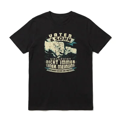 Papa Lustig Papa Geburtstag T-Shirt – Klassisches T-Shirt in Schwarz