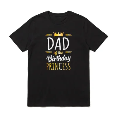 Dad of the Birthday T-Shirt – Klassisches T-Shirt in Schwarz