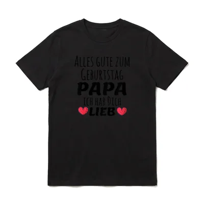 Alles gute zum Geburtstag T-Shirt – Klassisches T-Shirt in Schwarz