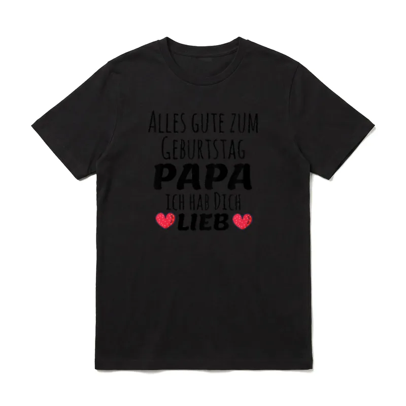 Alles gute zum Geburtstag T-Shirt – Klassisches T-Shirt in Schwarz