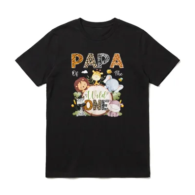 Papa Of The Wild T-Shirt – Klassisches T-Shirt in Schwarz