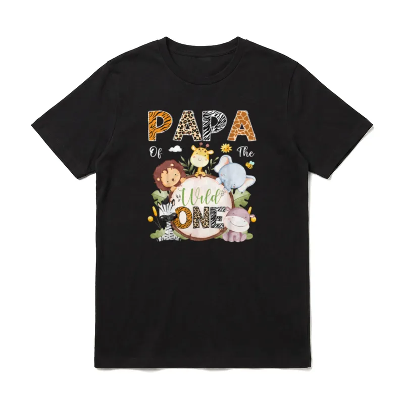 Papa Of The Wild T-Shirt – Klassisches T-Shirt in Schwarz