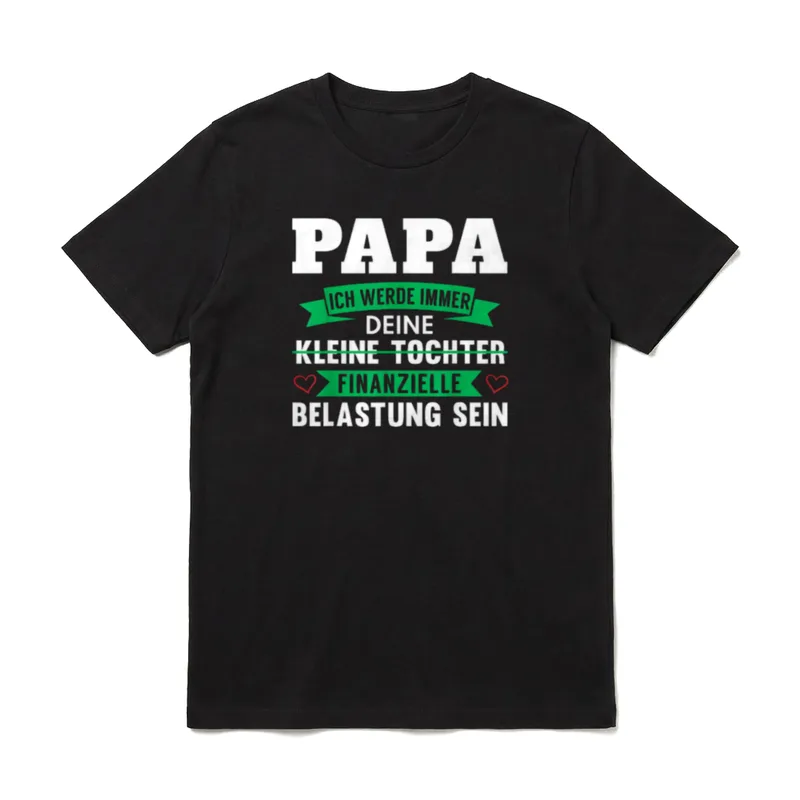 Papa Lustig Papa Geburtstag T-Shirt – Klassisches T-Shirt in Schwarz
