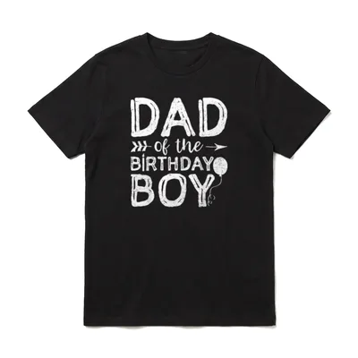 Dad Of The Birthday Boy T-Shirt – Klassisches T-Shirt in Schwarz