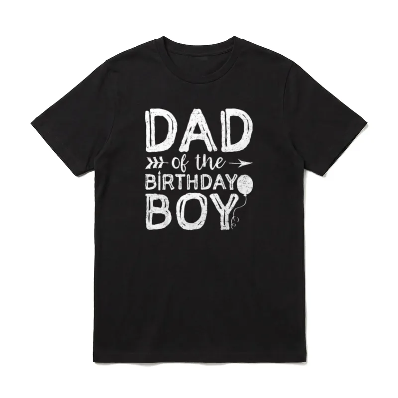 Dad Of The Birthday Boy T-Shirt – Klassisches T-Shirt in Schwarz