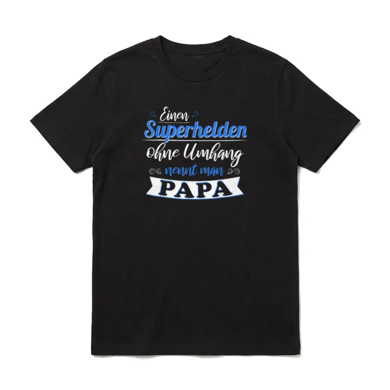 Papa Lustig Papa Geburtstag T-Shirt – Klassisches T-Shirt in Schwarz