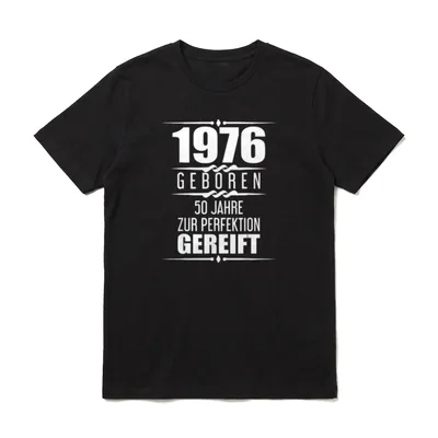 Lustiges T-Shirt zum 50 Geburtstag – Klassisches T-Shirt in Schwarz
