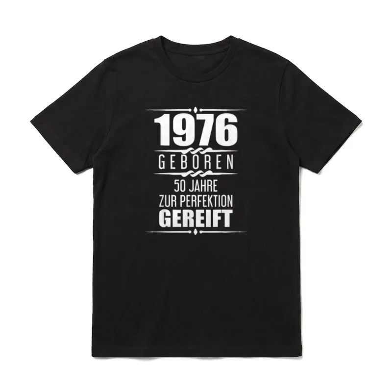 Lustiges T-Shirt zum 50 Geburtstag – Klassisches T-Shirt in Schwarz
