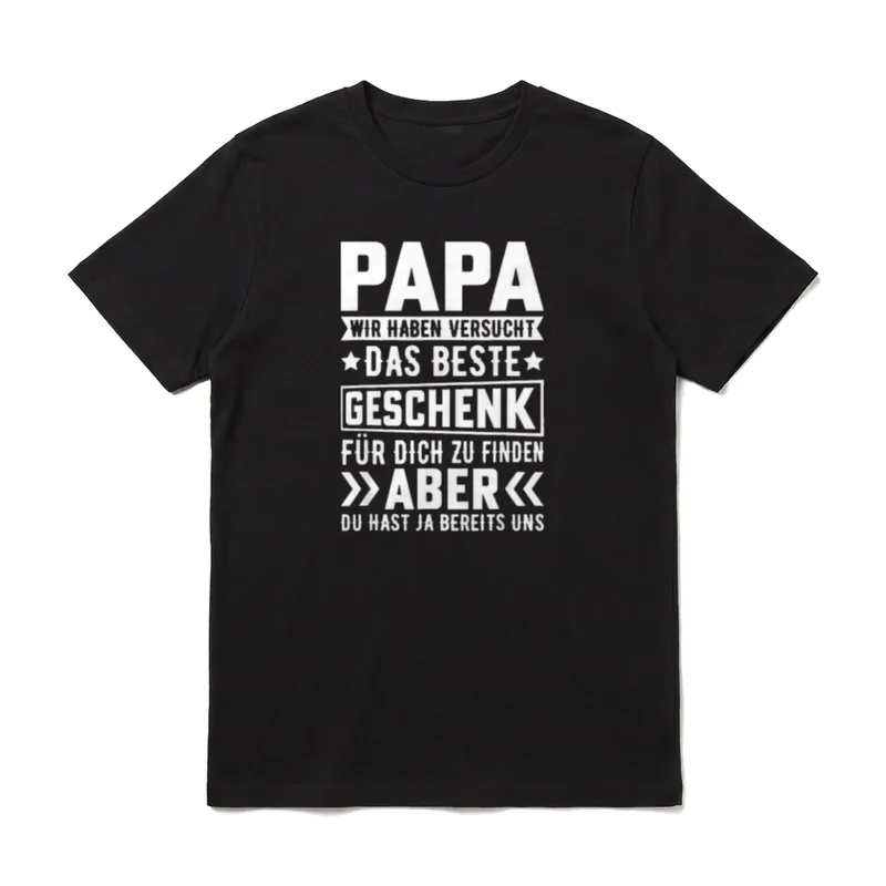 Vatertagsgeschenke Papa von Kindern T-Shirt – Klassisches T-Shirt in Schwarz