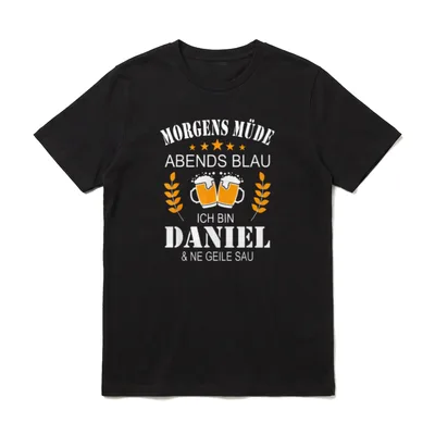 Daniel Name Lustiger Spruch T-Shirt – Klassisches T-Shirt in Schwarz