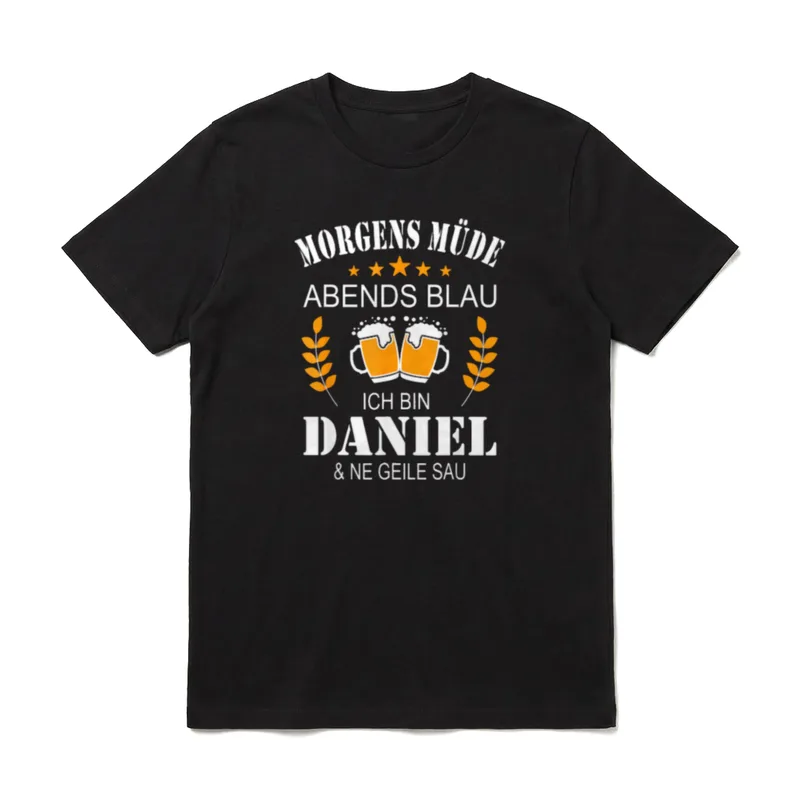Daniel Name Lustiger Spruch T-Shirt – Klassisches T-Shirt in Schwarz