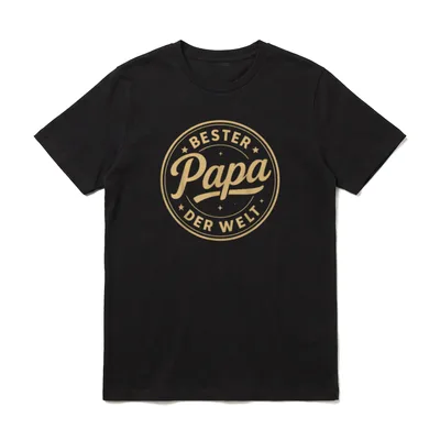 Papa Lustig Papa Geburtstag T-Shirt – Klassisches T-Shirt in Schwarz