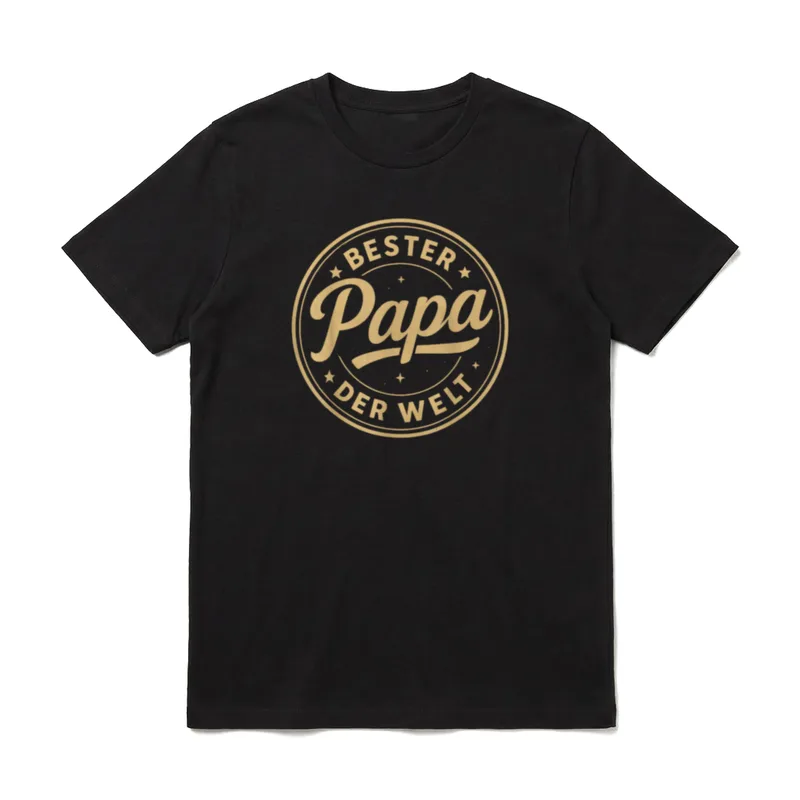 Papa Lustig Papa Geburtstag T-Shirt – Klassisches T-Shirt in Schwarz