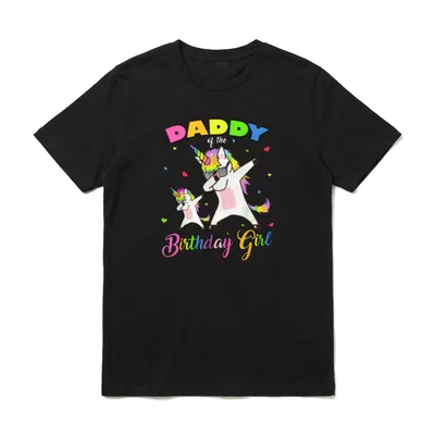 Daddy of the Birthday T-Shirt – Klassisches T-Shirt in Schwarz