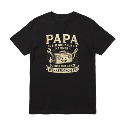 Papa Lustig Papa Geburtstag T-Shirt – Klassisches T-Shirt in Schwarz