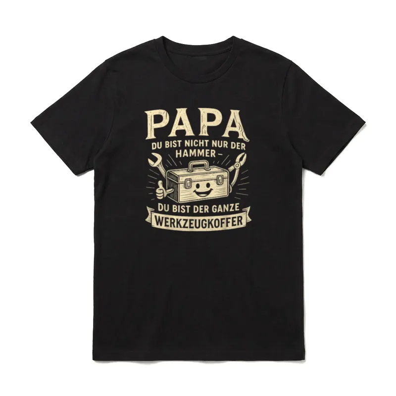 Papa Lustig Papa Geburtstag T-Shirt – Klassisches T-Shirt in Schwarz
