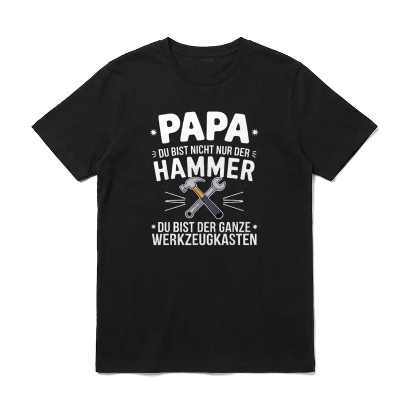 Papa Lustig Papa Geburtstag T-Shirt – Klassisches T-Shirt in Schwarz