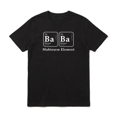 Türk Stylez Baba Muhtesem T-Shirt – Klassisches T-Shirt in Schwarz