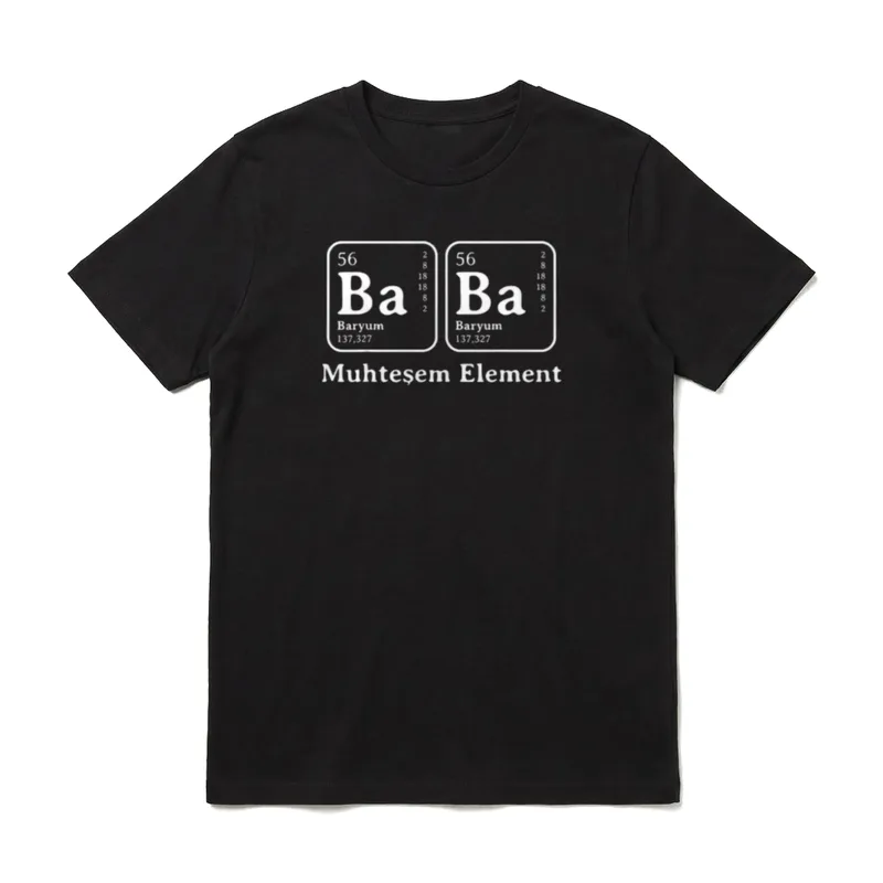 Türk Stylez Baba Muhtesem T-Shirt – Klassisches T-Shirt in Schwarz