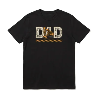 Bagger Papa Vatertag Bau T-Shirt – Klassisches T-Shirt in Schwarz