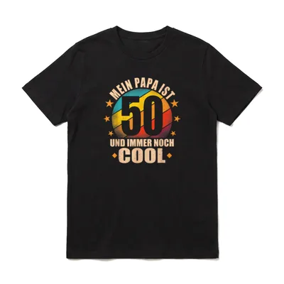 Lustiges T-Shirt zum 50 Geburtstag Damen – Klassisches T-Shirt in Schwarz