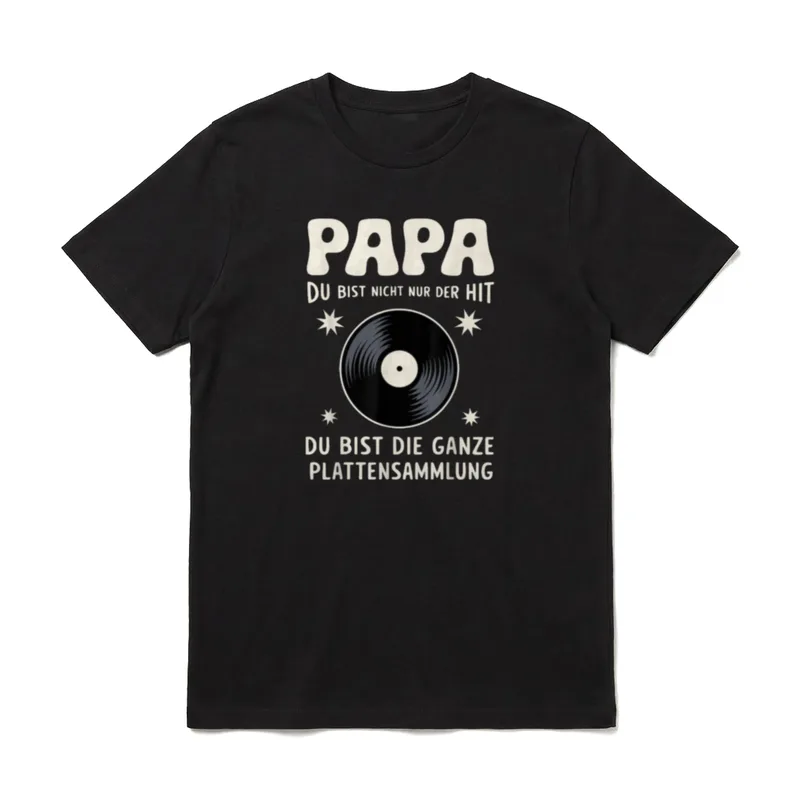 Papa Lustig Papa Geburtstag T-Shirt – Klassisches T-Shirt in Schwarz