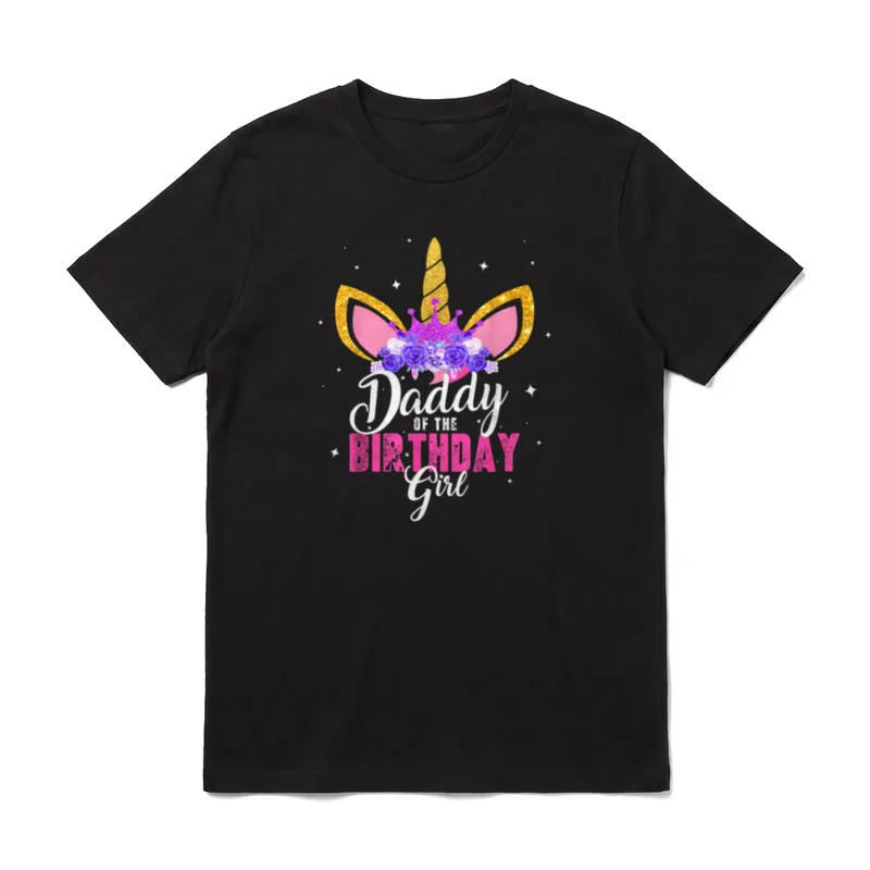 Daddy Of The Birthday Girl T-Shirt – Klassisches T-Shirt in Schwarz
