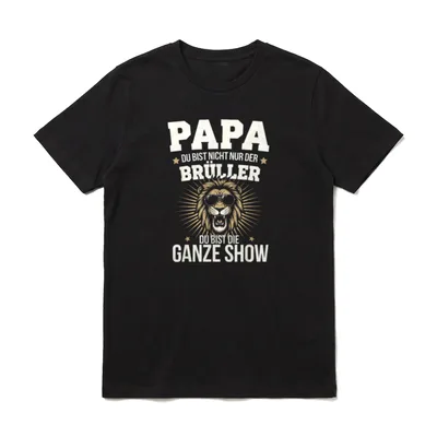 Papa Lustig Papa Geburtstag T-Shirt – Klassisches T-Shirt in Schwarz