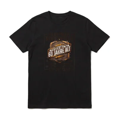 Papa 60 Geburtstag Mann Sondermodell T-Shirt – Klassisches T-Shirt in Schwarz