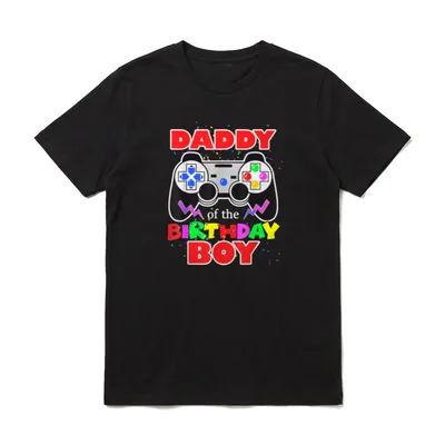 Daddy of the Birthday Boy T-Shirt – Klassisches T-Shirt in Schwarz