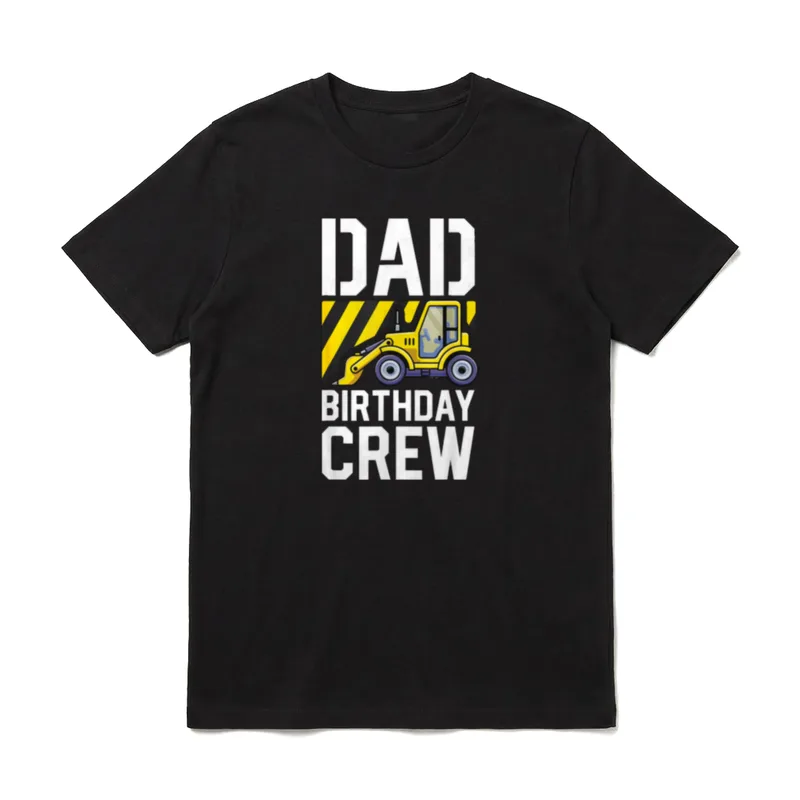 Dad Construction Birthday Crew T-Shirt – Klassisches T-Shirt in Schwarz