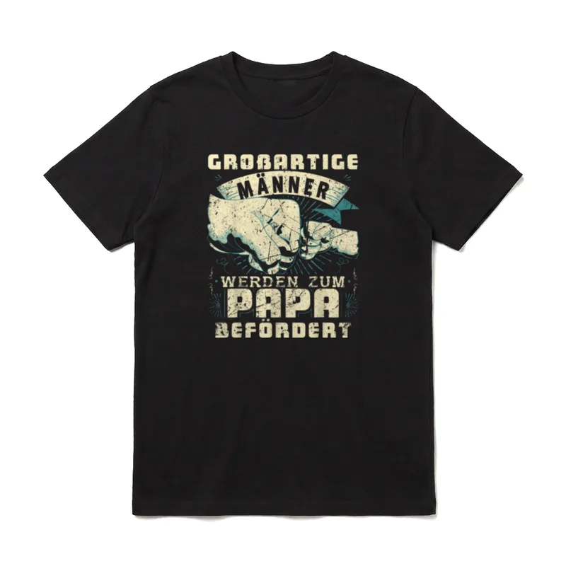 Papa Lustig Papa Geburtstag T-Shirt – Klassisches T-Shirt in Schwarz