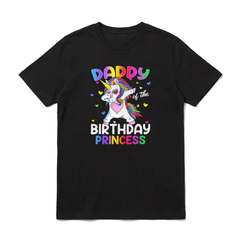 Geburtstag Einhorn Papa T-Shirt – Klassisches T-Shirt in Schwarz