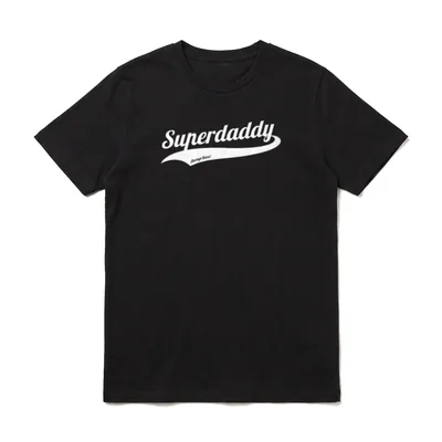 Superdaddy Papa Vatertag Geburtstag T-Shirt – Klassisches T-Shirt in Schwarz