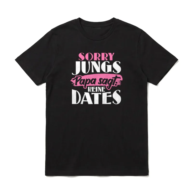 Sorry Jungs Papa sagt Papa & Sohn T-Shirt – Klassisches T-Shirt in Schwarz