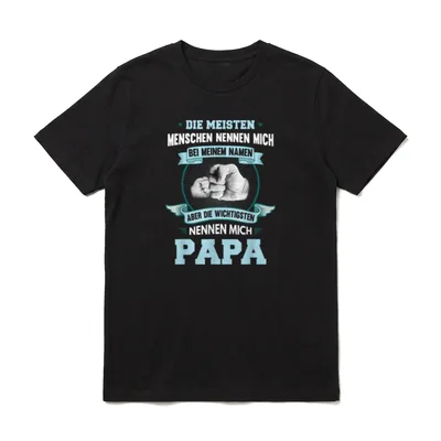 Papa Lustig Papa Geburtstag T-Shirt – Klassisches T-Shirt in Schwarz