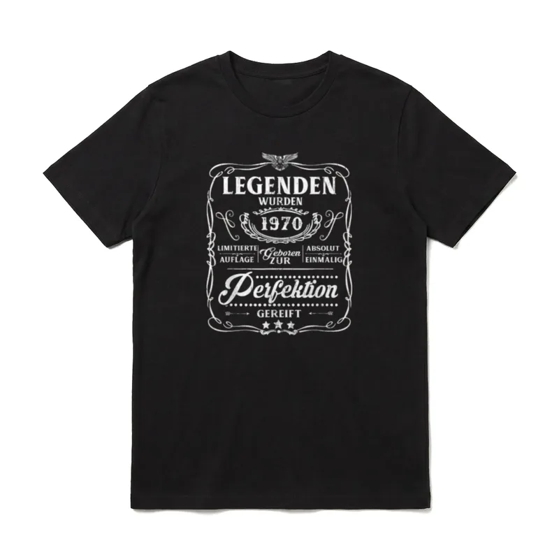 55. Geburtstag Deko Vintage T-Shirt – Klassisches T-Shirt in Schwarz