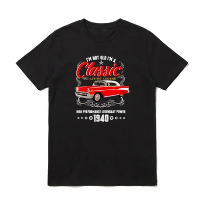 81 Geburtstag Kleid Opa T-Shirt – Klassisches T-Shirt in Schwarz