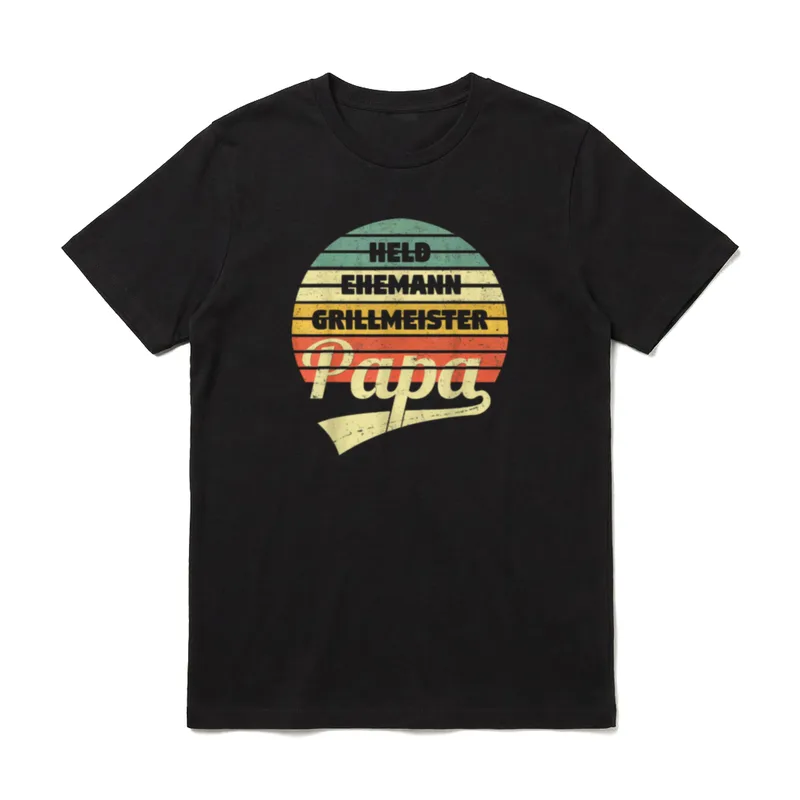 Vatertag Papa Held Ehemann T-Shirt – Klassisches T-Shirt in Schwarz