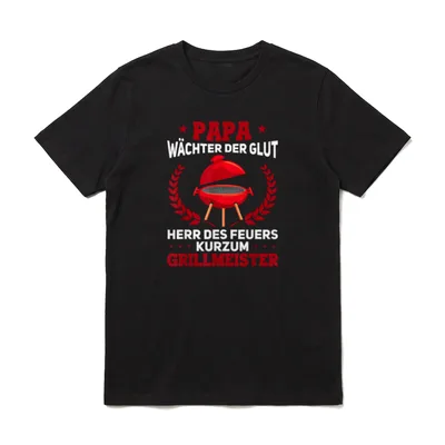 Grill & Barbecue Spruch T-Shirt – Klassisches T-Shirt in Schwarz