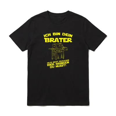Grillmeister ich bin dein T-Shirt – Klassisches T-Shirt in Schwarz