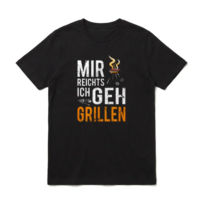 Lustiges Grillmeister für Papa T-Shirt – Klassisches T-Shirt in Schwarz