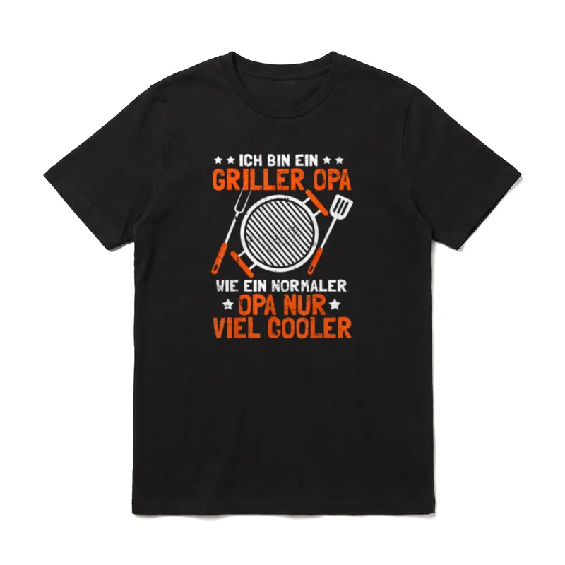 Lustig BBQ Grill Griller T-Shirt – Klassisches T-Shirt in Schwarz