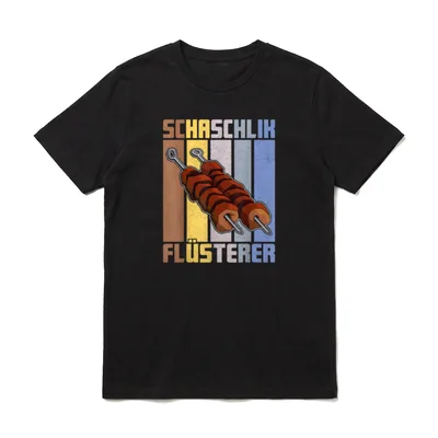 Schaschlik Russland Fleisch Grillen T-Shirt – Klassisches T-Shirt in Schwarz