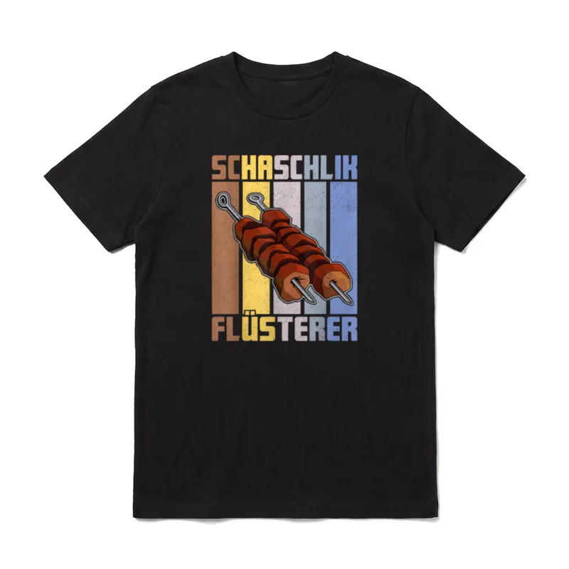 Schaschlik Russland Fleisch Grillen T-Shirt – Klassisches T-Shirt in Schwarz