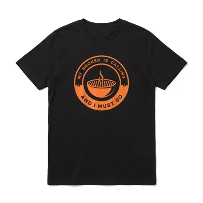 Grill Lustig MEIN SMOKER T-Shirt – Klassisches T-Shirt in Schwarz