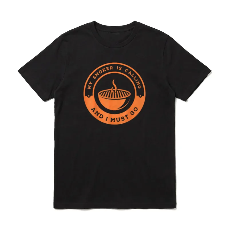 Grill Lustig MEIN SMOKER T-Shirt – Klassisches T-Shirt in Schwarz