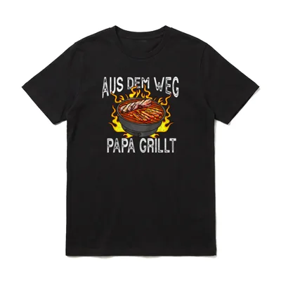 Barbecue Grill Kugelgrill Lustiges T-Shirt – Klassisches T-Shirt in Schwarz